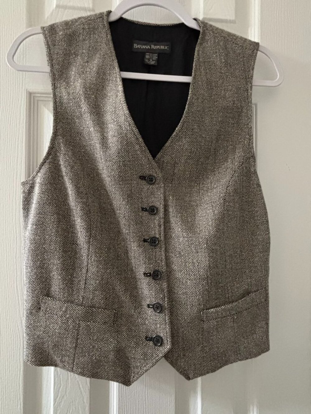 Banana Republic Ostuni Linen Suit Vest